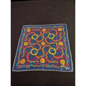 CELINE Handkerchief Square Bandana Neckerchief Multicolor